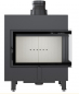 Preview: *Eck-Kamineinsatz Kratki LUCY/14/P/BS mit Seitenglas rechts - 14kW