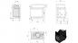 Preview: Guss-Kamineinsatz Kratki MAJA 8 links BS DECO Rauchrohr 150mm BImschV2