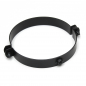 Preview: 130 mm - Rauchrohr Schelle in Schwarz