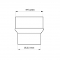 Preview: 130 mm - 150 mm - Erweiterung in Gussgrau