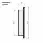 Preview: 130 mm - Blindkappe in Schwarz