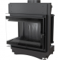 Preview: Guss-Kamineinsatz Kratki MAJA 8 links BS DECO Rauchrohr 150mm BImschV2