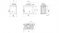 Preview: EEK A - Eck-Kamineinsatz Kratki SIMPLE M/S 8 rechts BS - 8kW + BIMSCHV II