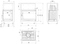 Preview: EEKA Eck-Kamineinsatz Gusseisen ZUZIA ECO 12 rechts BS DECO