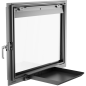 Preview: Kamintür z.B. für offenen Kamin / Steinofentür mit Glas Modell Amelia