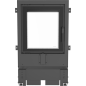 Preview: Kamintür z.B. für offenen Kamin / Steinofentür / Kachelofentür mit Glas Modell FS 8N