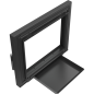 Mobile Preview: Kamintür z.B. für offenen Kamin / Steinofentür inkl. Glas Modell  Antek DECO