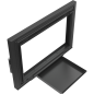 Preview: Kamintür z.B. für offenen Kamin / Steinofentür mit Glas Modell Wiktor DECO