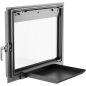 Preview: Kamintür z.B. für offenen Kamin / Steinofentür mit Glas Modell Zuzia
