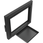 Mobile Preview: Kamintür z.B. für offenen Kamin / Steinofentür mit Glas Modell Zuzia DECO