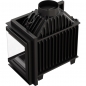 Preview: EEK A - Eck-Kamineinsatz Kratki SIMPLE M/S 8 rechts BS - 8kW + BIMSCHV II