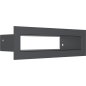 Mobile Preview: Lüftungsgitter TUNNEL graphit 6x20