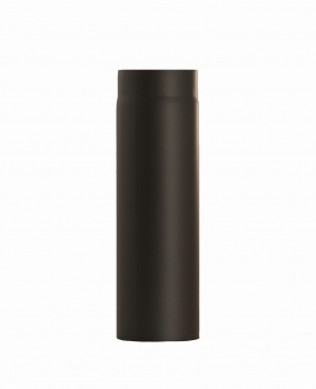 130 mm - Rauchrohr 500 mm in Schwarz