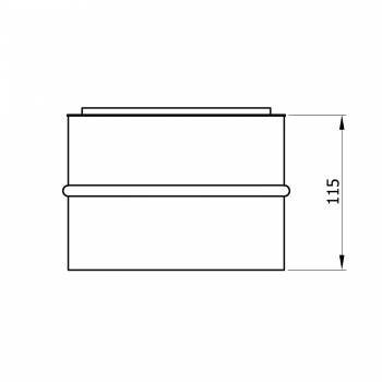 150 mm - Doppelwandfutter