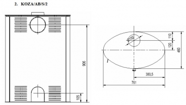 Kaminofen Kratki KOZA AB S/2 BImschV2