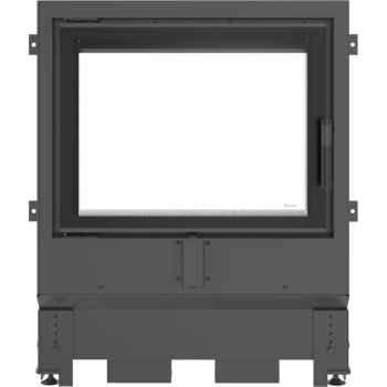 Kamintür z.B. für offenen Kamin / Steinofentür / Kachelofentür mit Glas Modell FS 10N