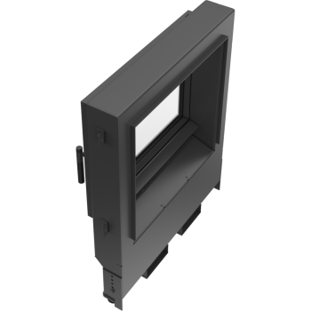 Kamintür z.B. für offenen Kamin / Steinofentür / Kachelofentür mit Glas Modell FS 10N