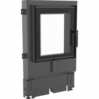 Kamintür z.B. für offenen Kamin / Steinofentür / Kachelofentür mit Glas Modell FS 8N