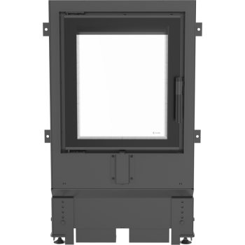 Kamintür z.B. für offenen Kamin / Steinofentür / Kachelofentür mit Glas Modell FS 8N