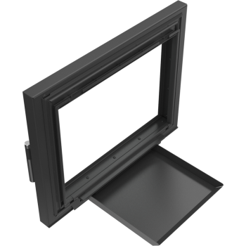Kamintür z.B. für offenen Kamin / Steinofentür mit Glas Modell Eryk DECO