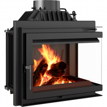 EEK A - Eck-Kamineinsatz Kratki SIMPLE M/S 8 rechts BS - 8kW + BIMSCHV II