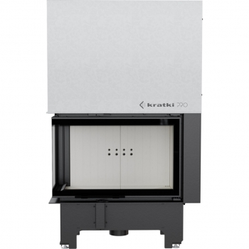Eck-Kamineinsatz Kratki VNL 810/410 links BS Hebetür