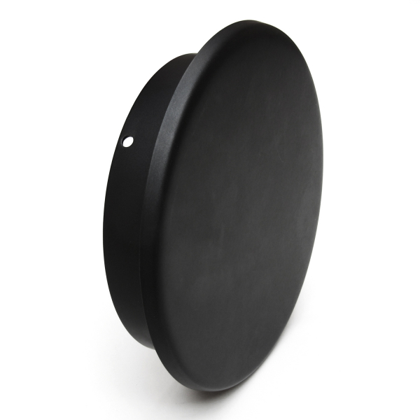 200 mm - Blindkappe in Schwarz