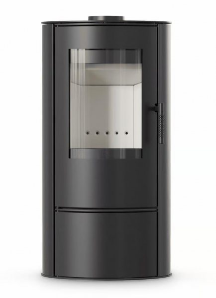 EEK A - Ovaler Kaminofen ILDNORD LOKI, runde Sichtscheibe mit 5,5 kW