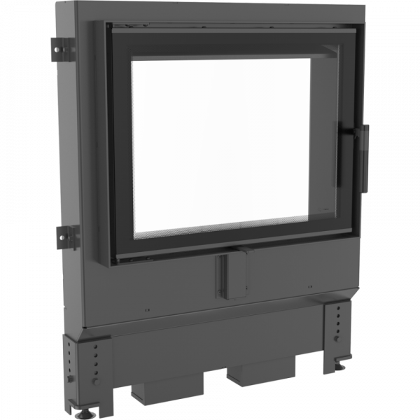Kamintür z.B. für offenen Kamin / Steinofentür / Kachelofentür mit Glas Modell FS 10N