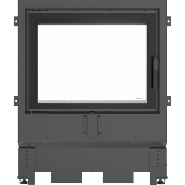 Kamintür z.B. für offenen Kamin / Steinofentür / Kachelofentür mit Glas Modell FS 10N