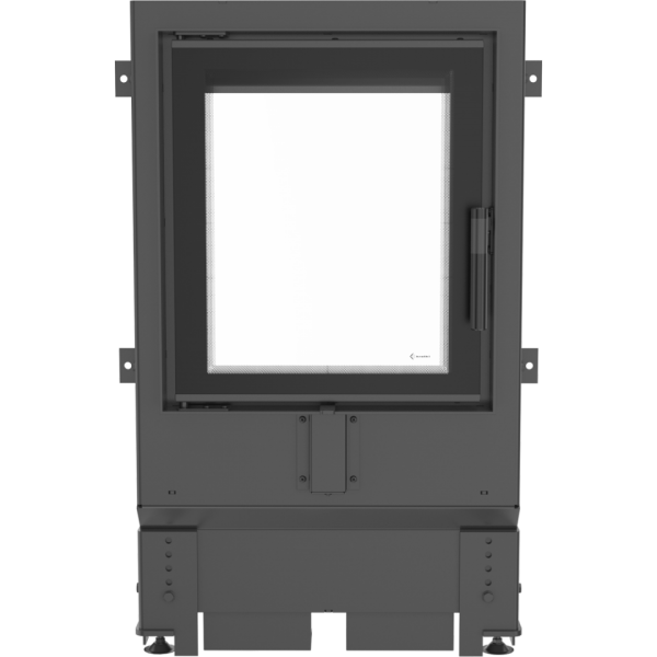 Kamintür z.B. für offenen Kamin / Steinofentür / Kachelofentür mit Glas Modell FS 8N