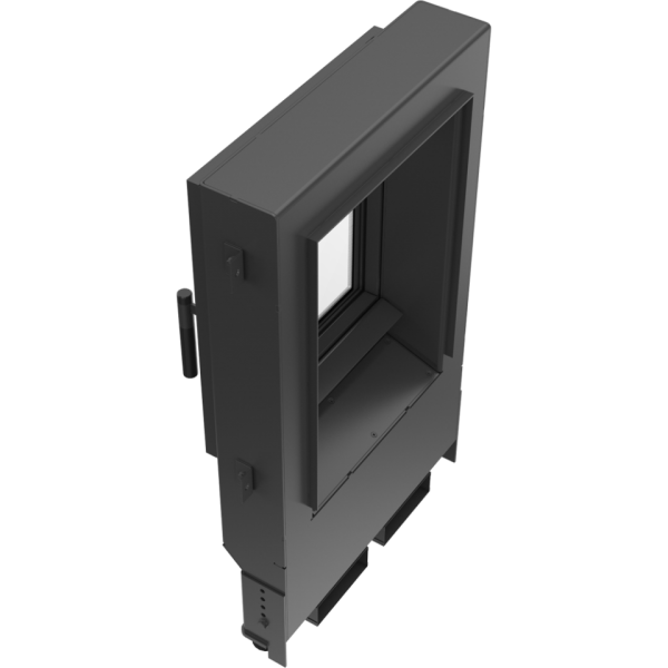 Kamintür z.B. für offenen Kamin / Steinofentür / Kachelofentür mit Glas Modell FS 8N