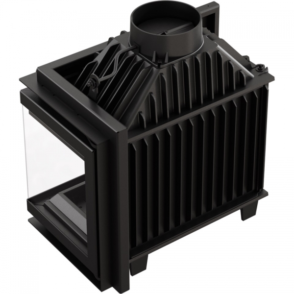 EEK A - Eck-Kamineinsatz Kratki SIMPLE M/S 8 rechts BS - 8kW + BIMSCHV II