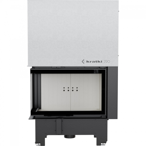 Eck-Kamineinsatz Kratki VNL 810/410 links BS Hebetür